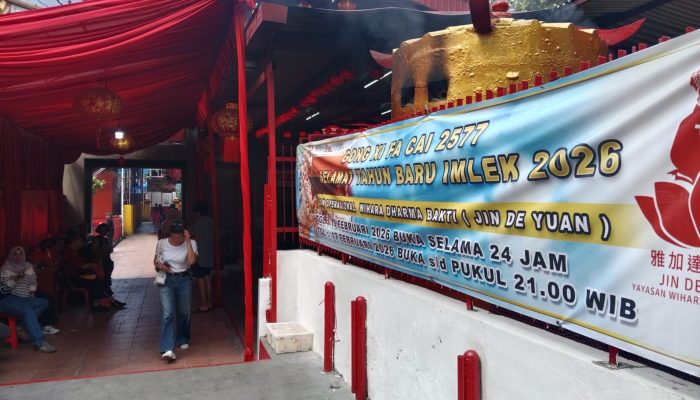 Ucapan Selamat Tahun Baru Imlek 2577 Kongzili 2026 dari Keluarga Besar Ko Liang Ki (Harry) di Wihara Dharma Bakti