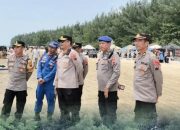 Pengamanan Diperketat, Kapolres Rembang Cek Langsung Lonjakan Wisatawan di Karang Jahe Beach