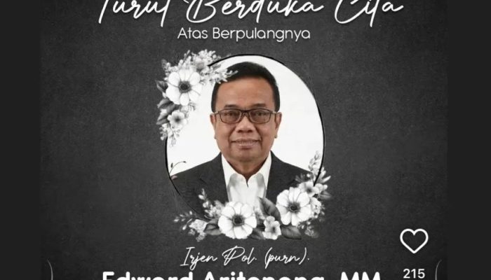 Polri Berduka, Mantan Kadiv Humas Irjen Pol (Purn) Edward Aritonang Wafat