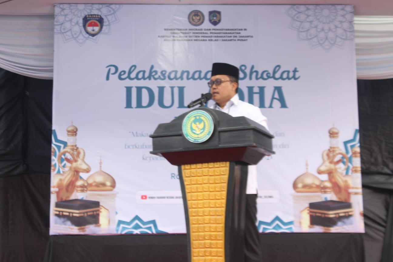 Rutan Kelas I Jakarta Pusat Gelar Iduladha 1447 H Penuh Kekhidmatan dan Semangat Kebersamaan