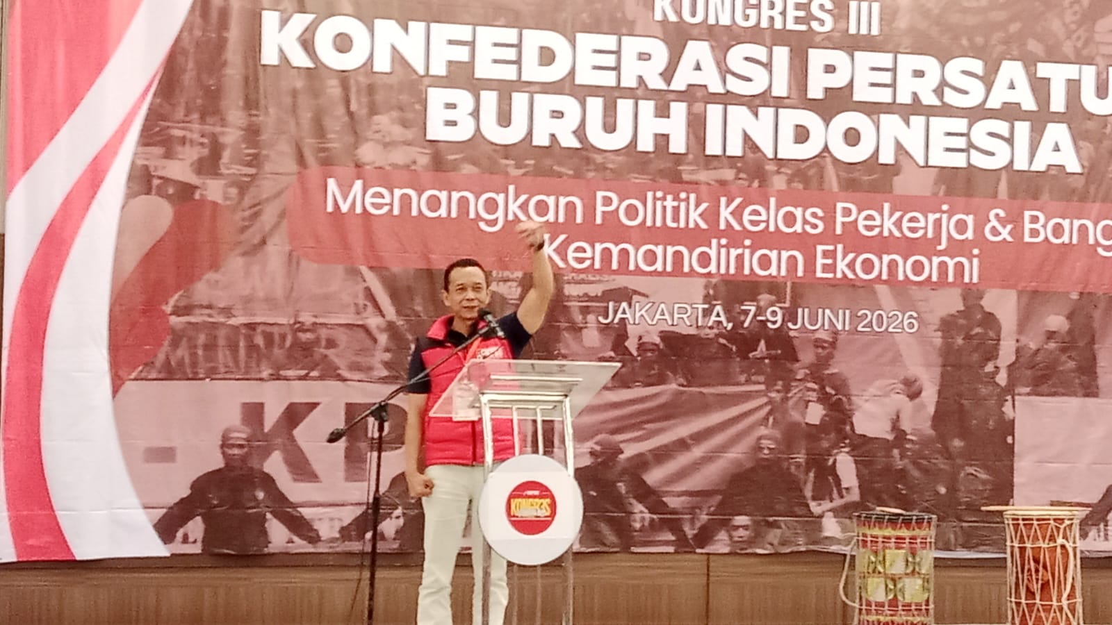 Kongres III KPBI di Jakarta Tekankan Penguatan Perlindungan Buruh dan Kolaborasi dengan Pemerintah