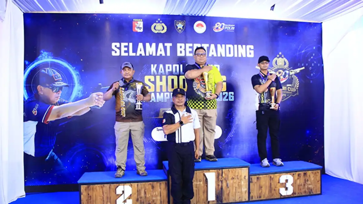 Wakapolres Sukabumi Kota Raih Podium di Kapolri Cup Shooting Championship 2026, Harumkan Nama Polda Jabar