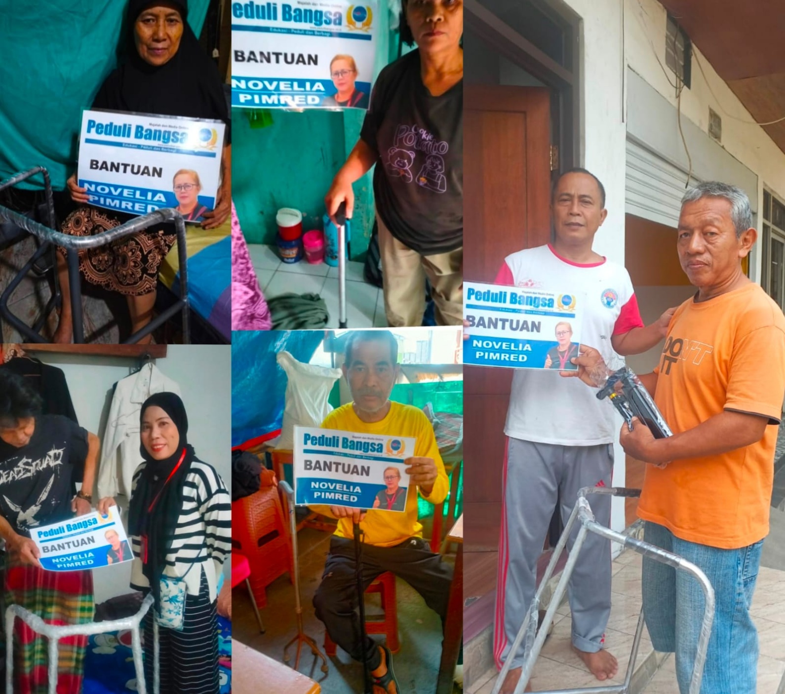 Peduli Bangsa Salurkan Bantuan Untuk Lansia
