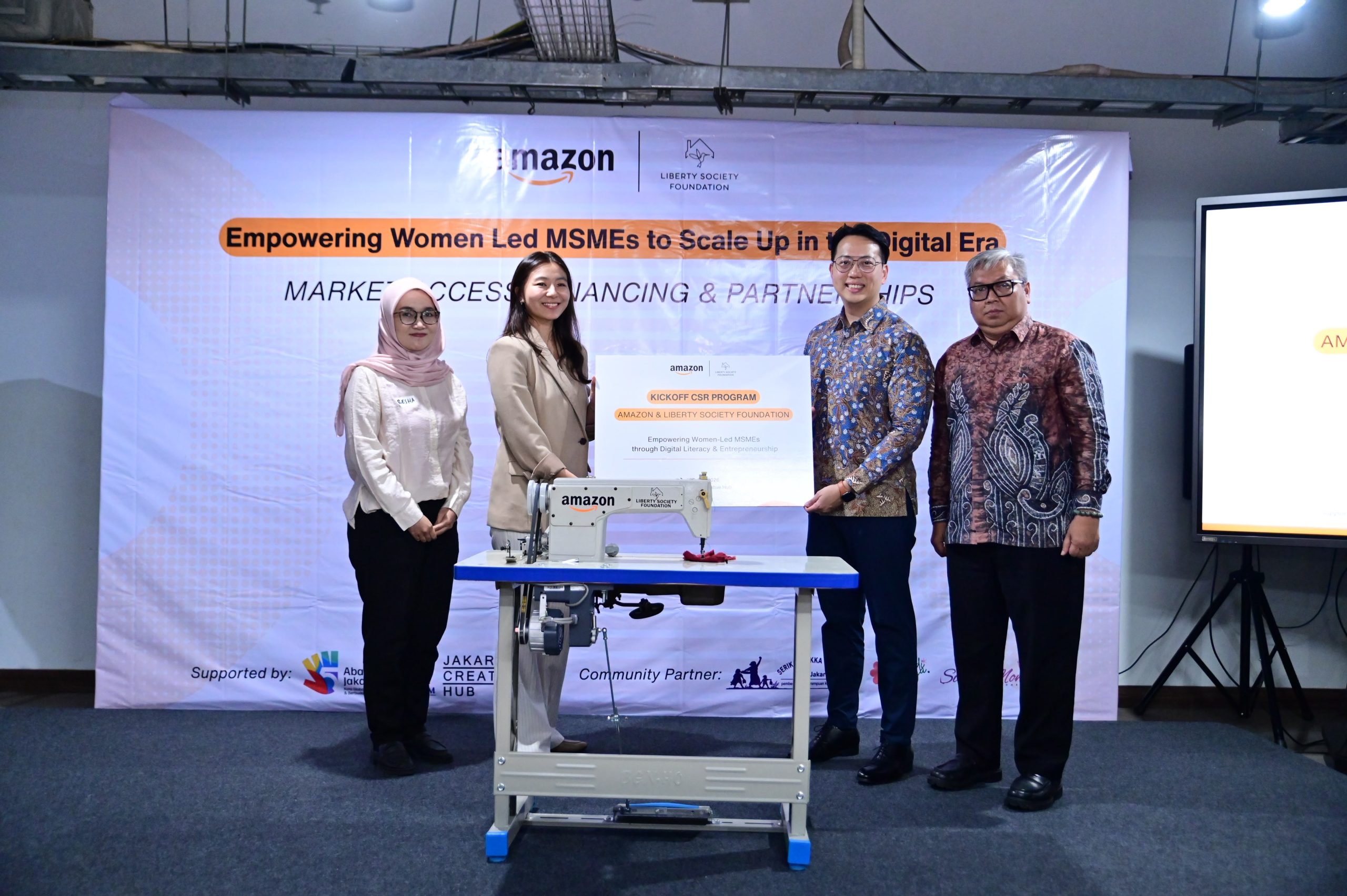Liberty Society Foundation dan Amazon Berkolaborasi untuk Memberdayakan Perempuan Wirausaha dari Komunitas Kurang Terlayani di Wilayah Metropolitan Jakarta