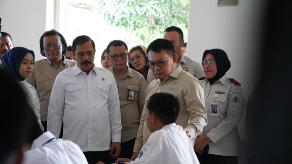 Menteri Agus Andrianto dan Kepala KSP Dudung Abdurachman Beri Motivasi Anak Binaan LPKA Jelang Hari Anak Nasional 2026