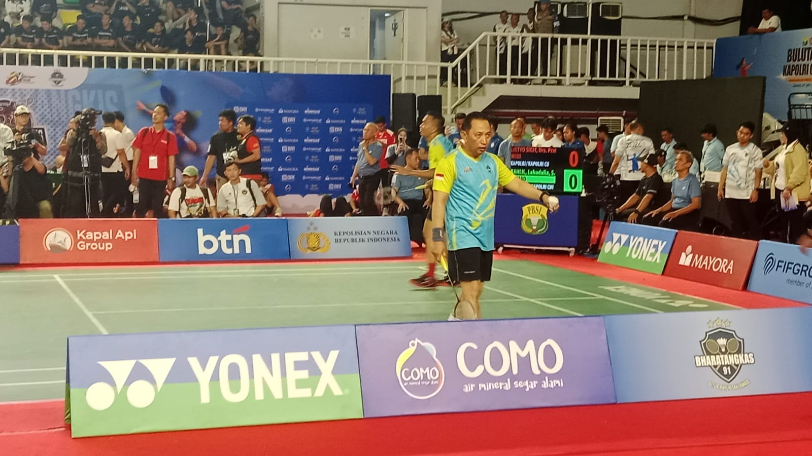 Kapolri Duet Bareng Widi Chandra Kasih Lawan Bahlil-Muhammad di Penutupan Kapolri Cup 2026