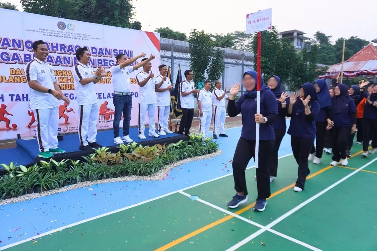 Rutan Depok Gelar Pekan Olahraga dan Seni