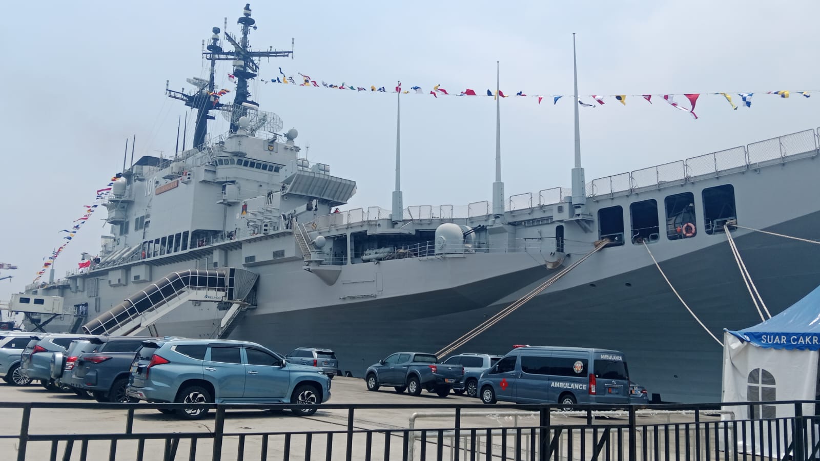 Kapal Induk ITS Giuseppe Garibaldi Resmi Jadi KRI Sriwijaya-100