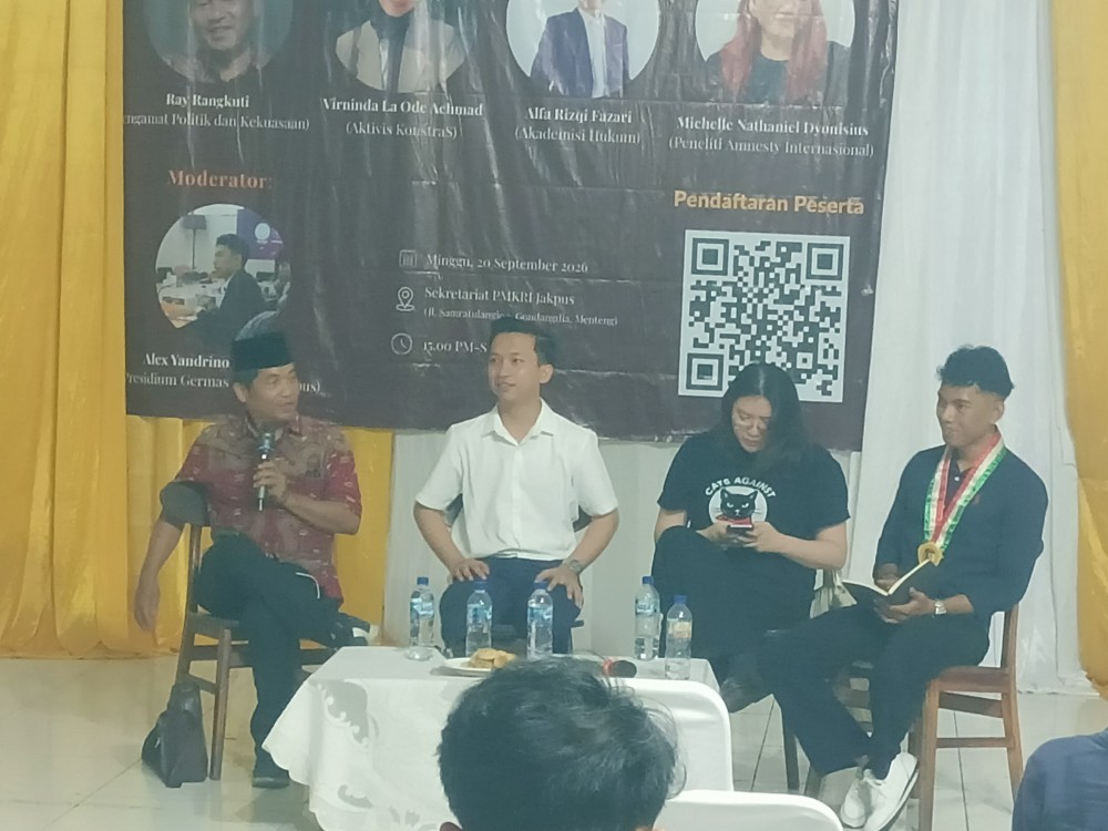 PMKRI Jakpus Gelar Diskusi Bertema Soroti Impunitas dan Kekerasan Aparat