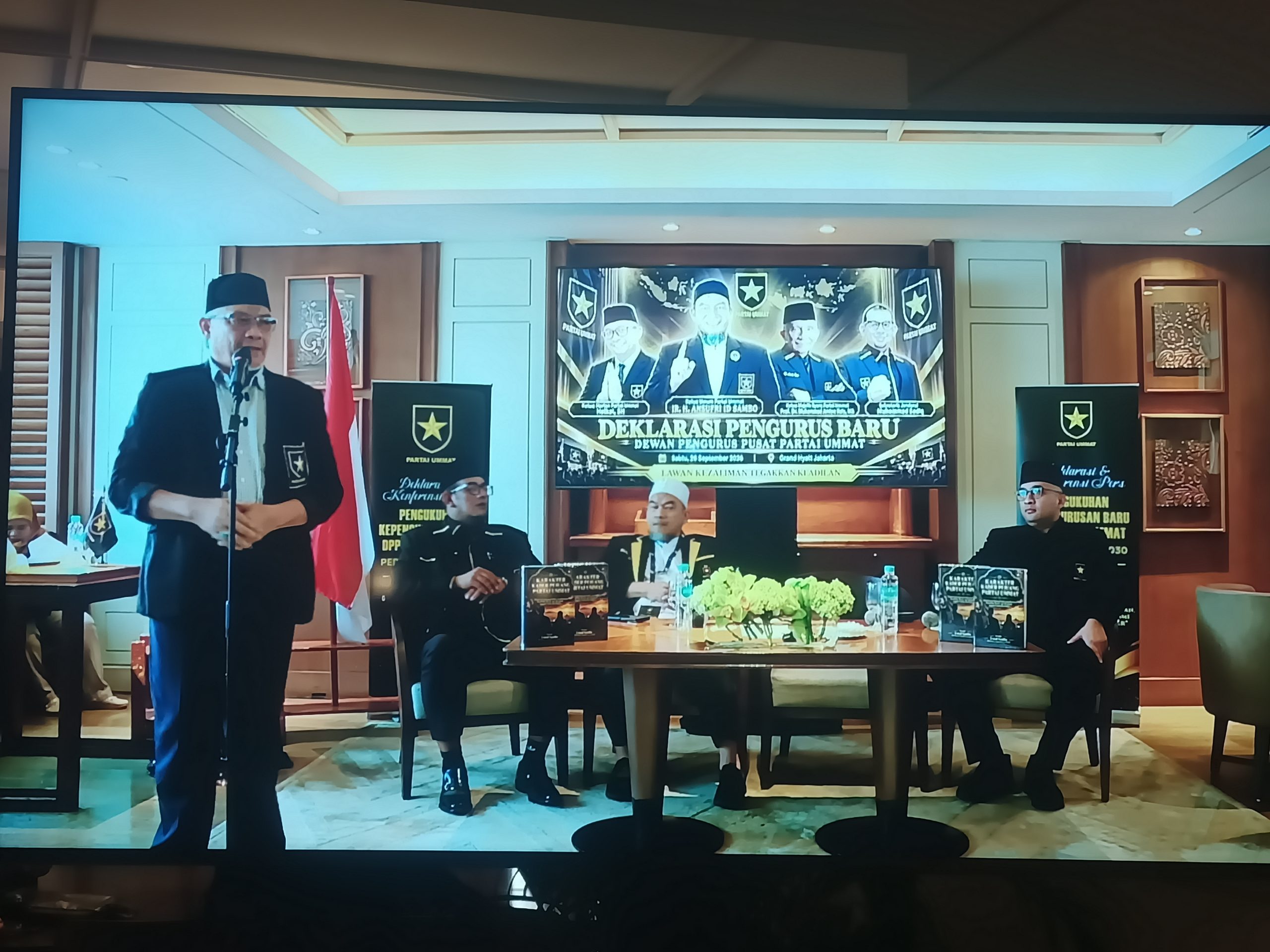 Pengurus DPP Partai Ummat Diresmikan