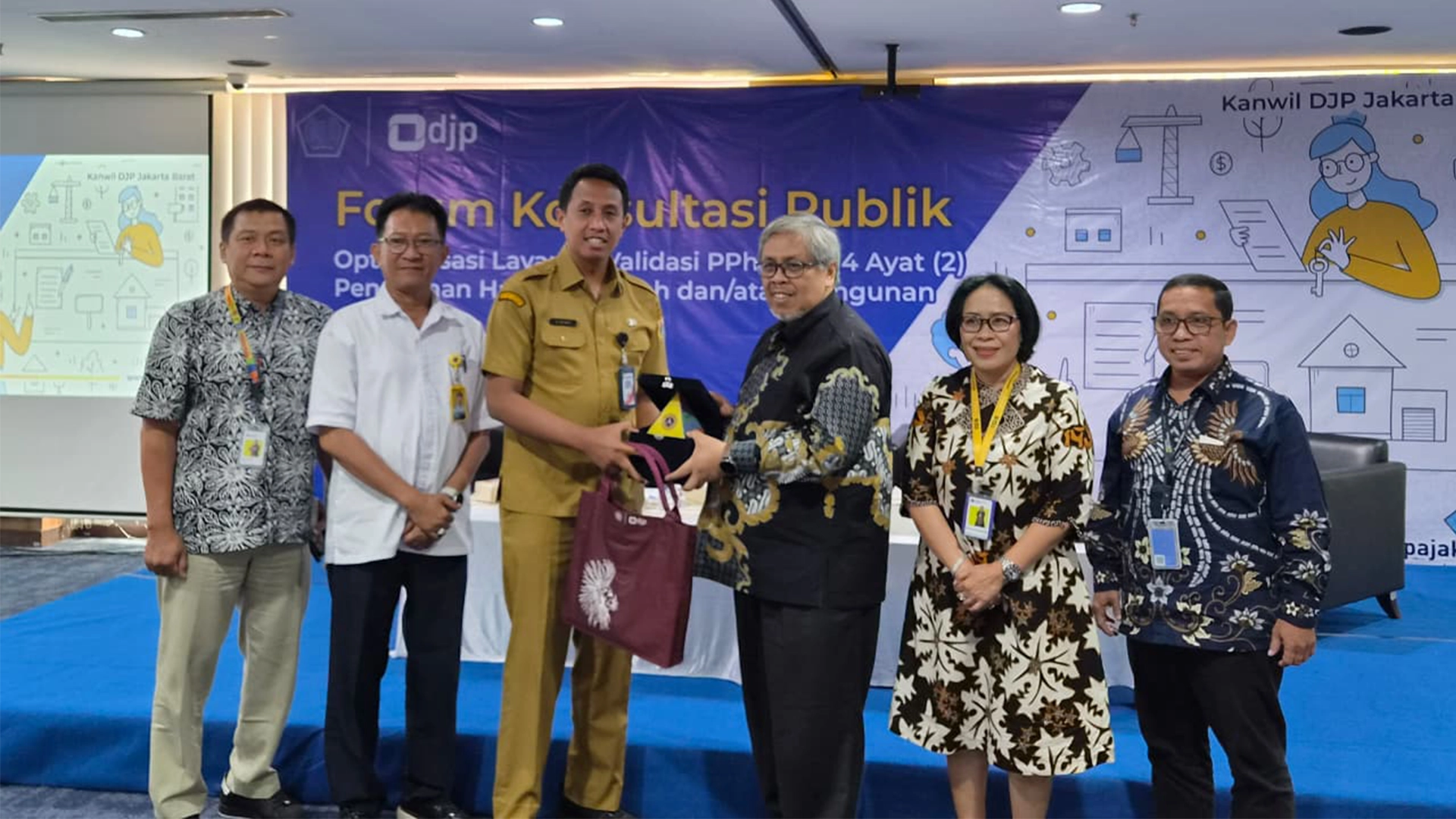 DJP Jakbar Bahas Validasi PPh PHTB Bersama BPN dan Bapenda DKI